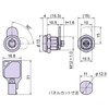 Joe Prince Takeshita L-9S L-9S Mini Cam Lock 1 Piece