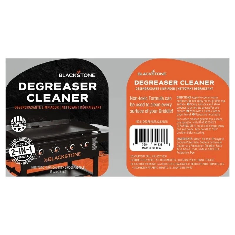 Blackstone 2-in-1 Griddle Degreaser and Cleaning Spray, 16 oz