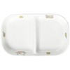 Maruki Koguma-chan Square Two Partition Plate, Small, J31 KO