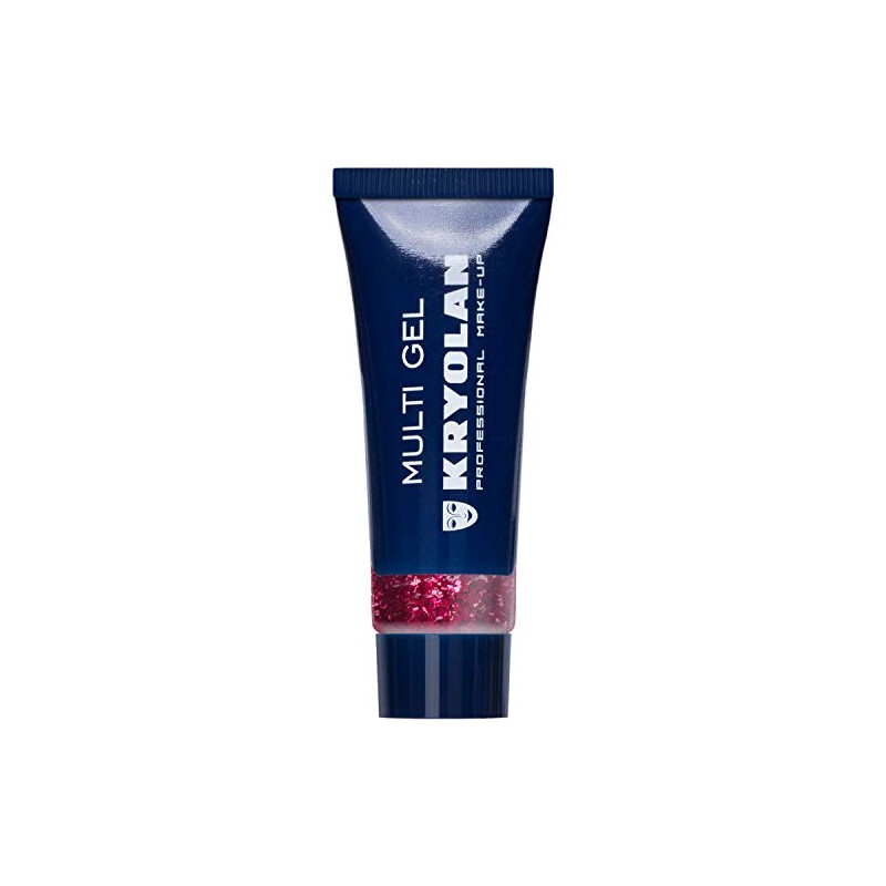 Kryolan Multi Glitter Gel Coarse 10 ml Red