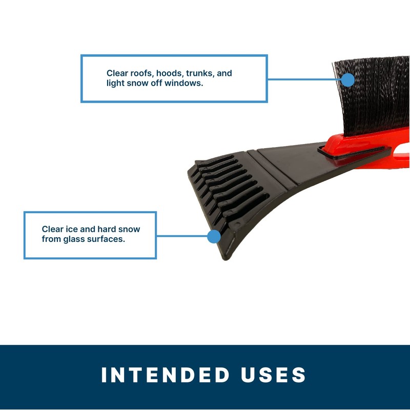 Teal Turtle 21 Inch Car Snow Scraper and Brush -