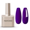 MAYCHAO MAYCHAO 15ML Neon Purple Gel Nail Polish 1Pc Bight