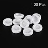 TA-VIGOR 20Pcs Round Rubber Grommets, 20mm Double-Sided Rubber Hole Plug