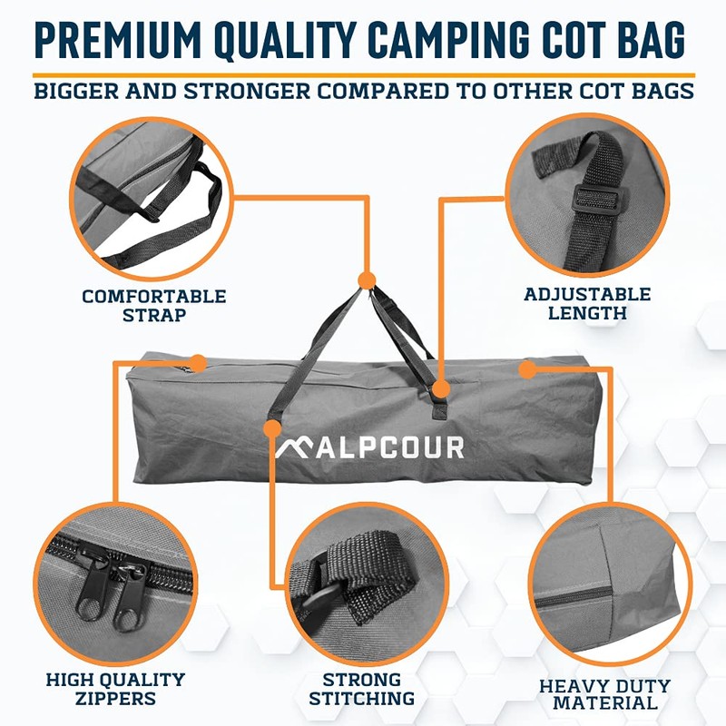 Alpcour Camping Cot Carry Bag - Royal Blue