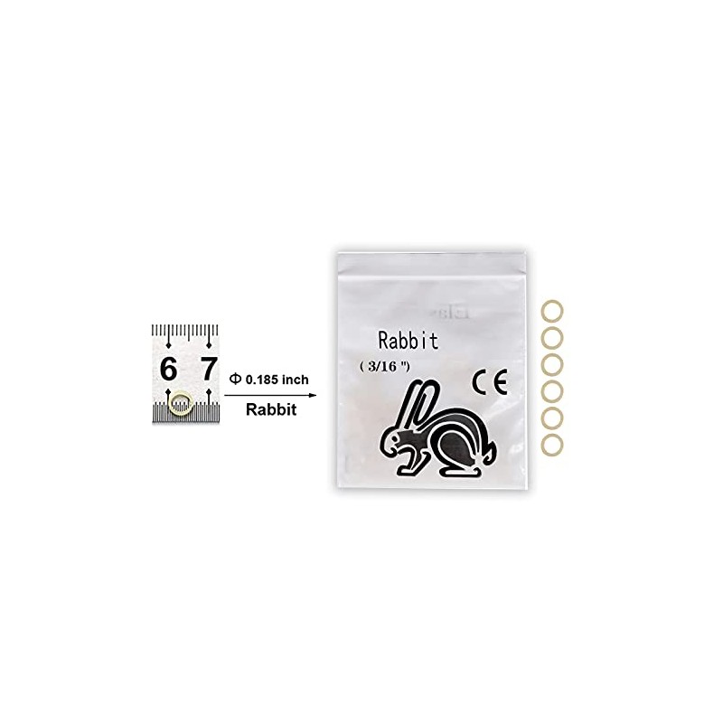Paquete De 5（500Pcs）Bandas De Goma Ortodóntica Dental De 3/16" Suministro