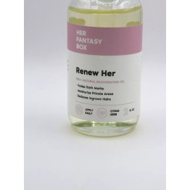 Her Fantasy Box Renew Her - Fades Dark Marks Reduces Ingrown Hairs (2oz) New