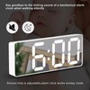 Chesoon Digital Mirrored LED Alarm Clock with Temperature Display Adjustable