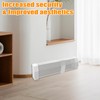 Gekufa 5 FT Baseboard Heater Cover with Left and Right
