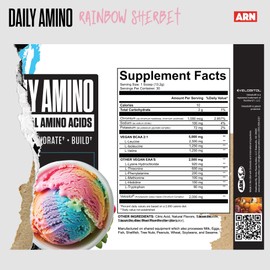 Arms Race Nutrition Arms Race Nutrition | ARN | Daily Amino Essential Amino Acids (30 Servings, Rainbow Sherbet)
