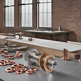 PrecisionGeek - Banjo Bolt M10 x 1.00mm L=20mm Stainless Steel AISI 303 - Set of 1 bolt and 2 washers