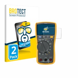 BROTECT Screen Protectors for Fluke MultiMeter 117 Ultra Clear Pack of 2