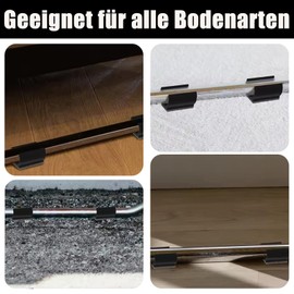 Chair Gliders Cantilever Chair with Felt Felt Gliders - Pack of 20 Gliders for Cantilever Round Tube, Chair Gliders Cantilever Chair with Felt for Cantilever Chairs Protect Floors and Reduce Noise