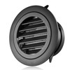 3 Inch Black Soffit Vent Covers, FocuVenHom Plastic Round Air