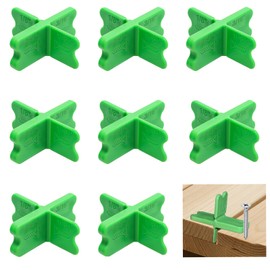 8 Pack Deck Spacer Tool (1/16", 1/8", 3/16", 1/4") - 4 Thicknesses Deck Board Spacers for Composite, PVC & Pressure Treated Wood - Durable Deck Board Straightening Tool with Screw Alignment Guides