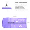 Buyoget Hair Extensions Holder with Storage Bag 2PCS Purple &