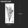 INKARTLINK Tattoo Tech, 2 Sheets Large Semi Permanent Tattoo, Adult