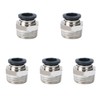 Leliafleury 5Pcs Straight Pneumatic Push to Quick Connect Fittings 8mm