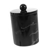 GLEAVI Marble Vein Organizing Box Cotton Swab Holder Storage Boxes