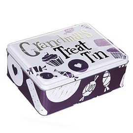Grandma's Treat Tin - The Bright Side Storage Tin Fun Gift - Ideal for Birthday, Mother's Day, Birthday 0773