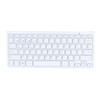 Bluetooth Keyboard Tablet PC Ultra Slim Portable 78 Keys White