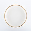 KeyChefLAB 8.25-Inch Porcelain Ceramic Deep Dish Plates for Kitchen, White