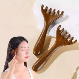 Scalp Gua Sha Massage Comb Head Acupressure Face Body Circulation Management Comb Gua Sha Comb Acupressure Scalp Care device 50ea