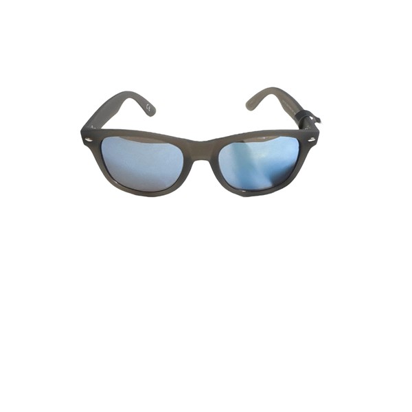 foster grant Wayfarer Style Sunglasses, Gray Frame with light Blue