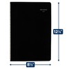 AT-A-GLANCE 2024 Monthly Planner, 8" x 12", Large, DayMinder, Black