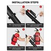 ZIDIYORUO Quick Release UTV Fire Extinguisher Mount Kits, Adjustable Roll