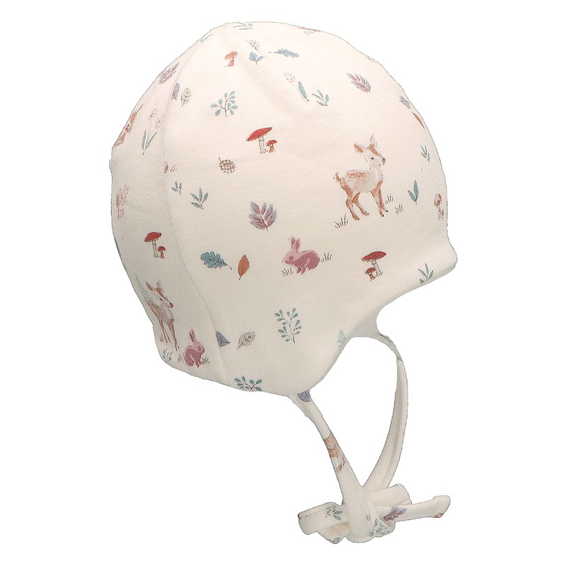 Sterntaler Girls' Beanie Fawn Hat, ecru