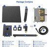 Dcolora 10 In. Rainfall Shower System with Handheld, Matte Black