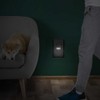 Black Wall Outlet Receptacle with Night Light,Electrical Receptacle Outlets,15A 125V,