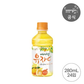 Woongjin Foods Loves Citron C 280mlx24 / 웅진식품 내사랑유자C 280mLx24개