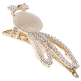 TOVINANNA Cute Bunny Hair Clips for Non Slip Rabbit Ear Hairpins with Pearls Alligator Clips for Adorable Bunny Hair Accessories