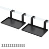 Fardtry 2 Pcs Office Cubicle Shelf with Adjustable Hooks, 10''L
