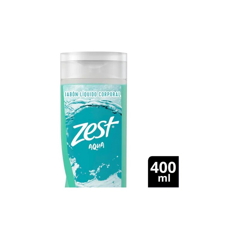 Jabón Líquido Corporal Zest Aqua 400ml