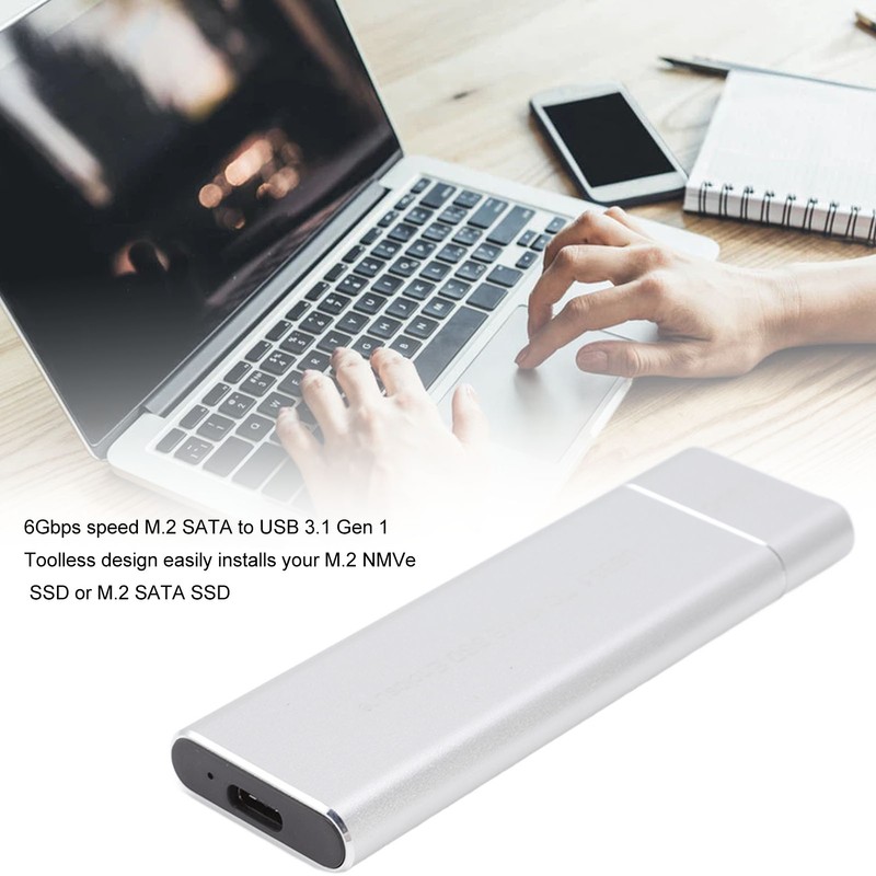 M.2 NVMe SSD Enclosure Aluminum USB3.1 to NVMe PCIe M