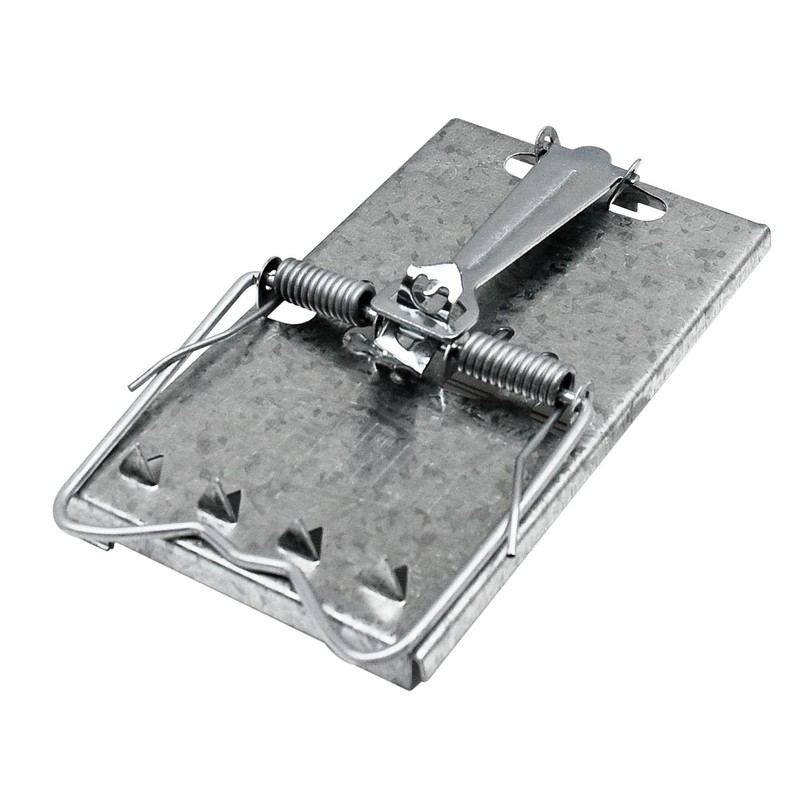 Selfset Rat Trap Kills Rats Galvanised Metal Strong, Quick Snap