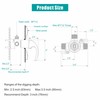 SKOWLL Shower Valve Wall Mount Black Shower Mixer Valve Kit