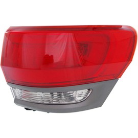 For Jeep Grand-Cherokee 2014-2017 Tail Light Assembly Outer Laredo.Limited.Overland.Summit MD W/Gray Trim Passenger Side DOT Certified | CH2805110 | 68236104AC
