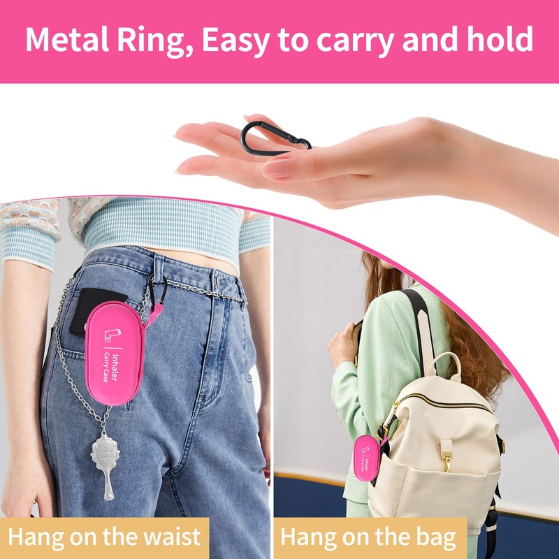Asthma Inhaler Holder Case – Hard Shell Travel Storage Case,