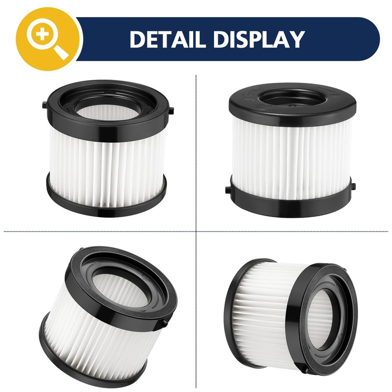 Cabiclean HEPA Dry Filter Replacement Compatible with Milwaukee 49-90-0160, 49-90-1951,