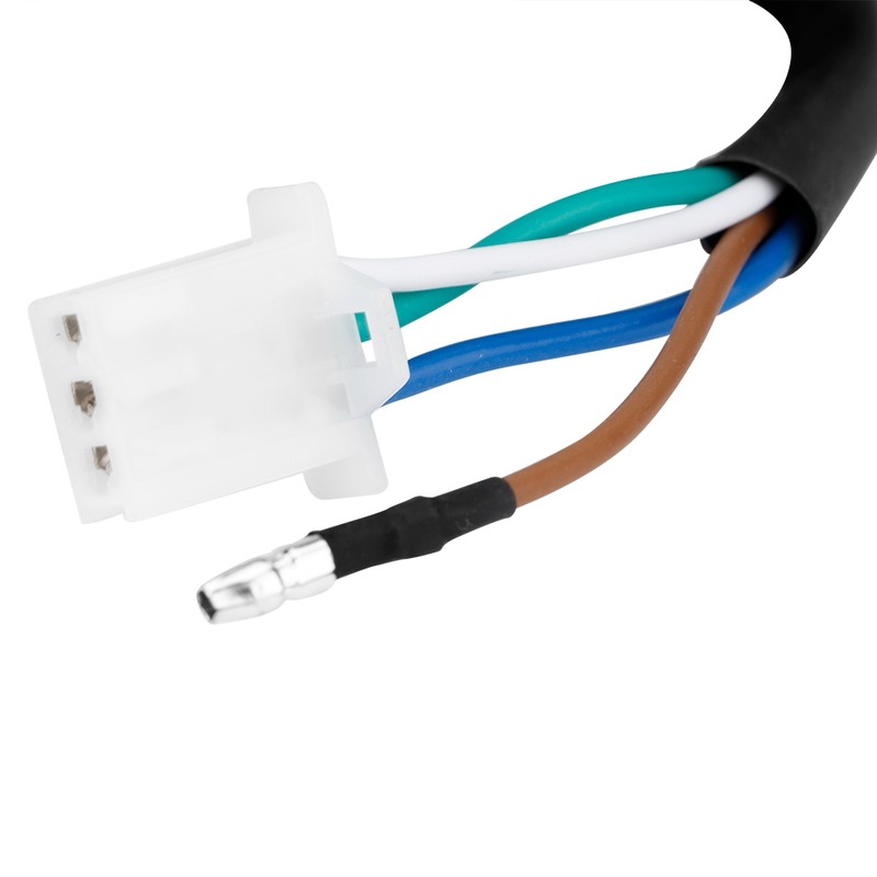 Universal Motorcycle Retro Silver Shell White Lens Headlamp Front Headlight