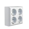 Surface-mounted Sockets Schucko Sockets 2-way, 3-way or 4-way