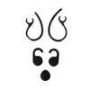 KONTONTY Ear Hook Ear Bud Gels Set Black Accessory Kit