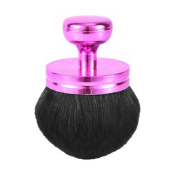 Large Self Tanning Brush, Wide-Headed Self Tan Back Applicator Oval Body Makeup Brushes Sunscreen Brush for Back Leg Arm Face Body (Black Bristles, Pink Handle)