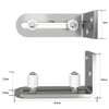 CCJH Stainless Steel Adjustable Lower Sliding Door Guide