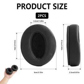 Replacement Ear Pads for HD4.50, HD4.50BT, HD 4.50BTNC, HD4.50SE, HD4.40BT, HD4.30G, HD4.20S, HD458BT, HD450, HD 450BT, HD400S, HD350BT, HD300 Headphones - Premium Comfort and Improved Sound Quality