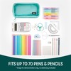 ZIPIT Half & Half Pencil Case | Large Capacity Pencil