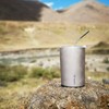SILVERANT Titanium Ultralight 400ml/14 fl oz Double Wall Coffee Cup